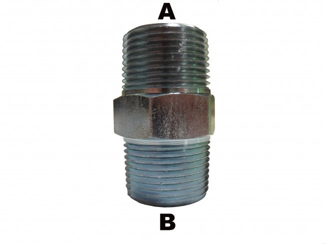 1" Male Pipe to 1" Male Pipe Hex Nipple