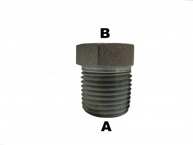 3/4" Male Pipe to 1/2" Male Pipe Reducer Bushing