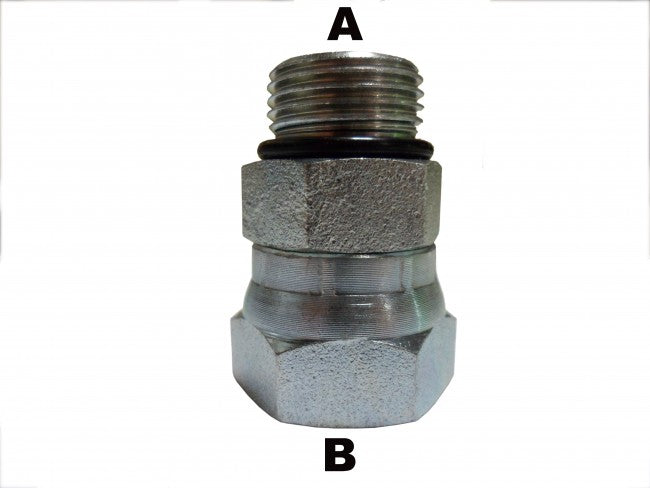 #6 Male O-Ring to 3/8" Female Pipe Swivel