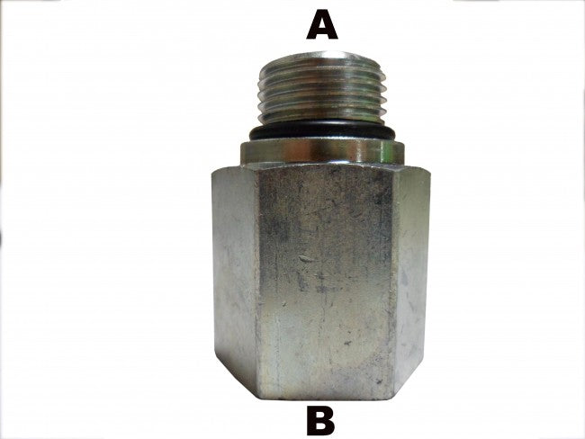 #8 Male O-Ring to 1/2" Female Pipe